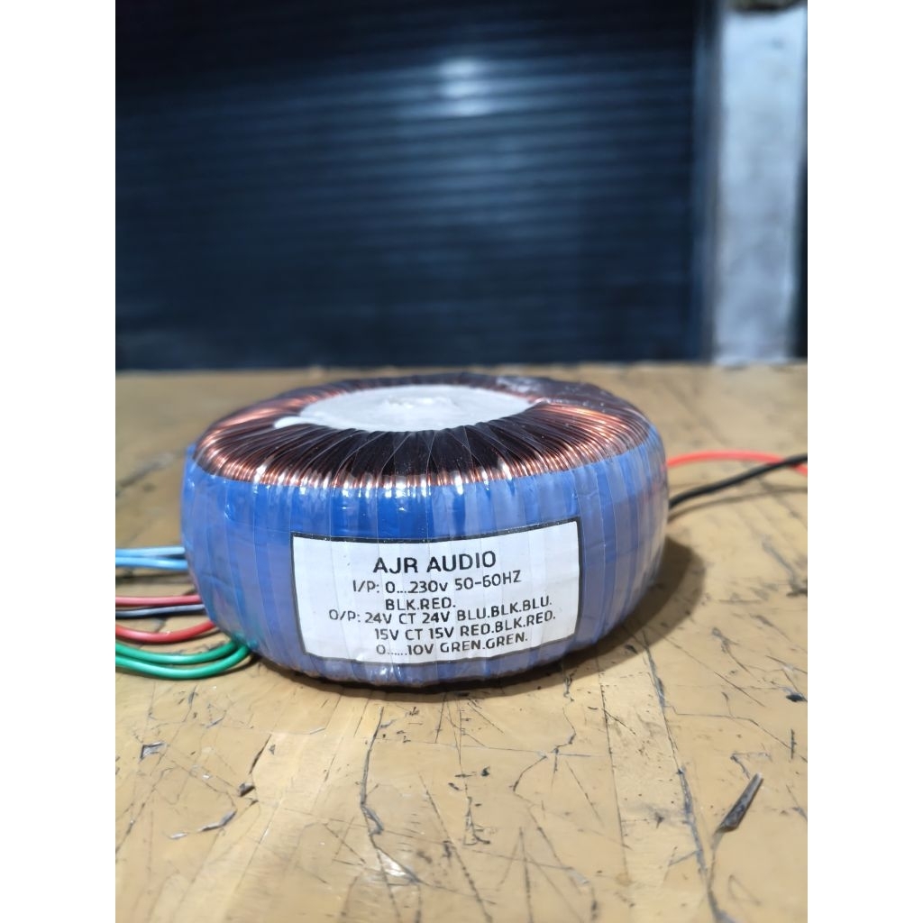 Trafo power mixer 3A 24v ct 24v 15v ct 15v 0-10v