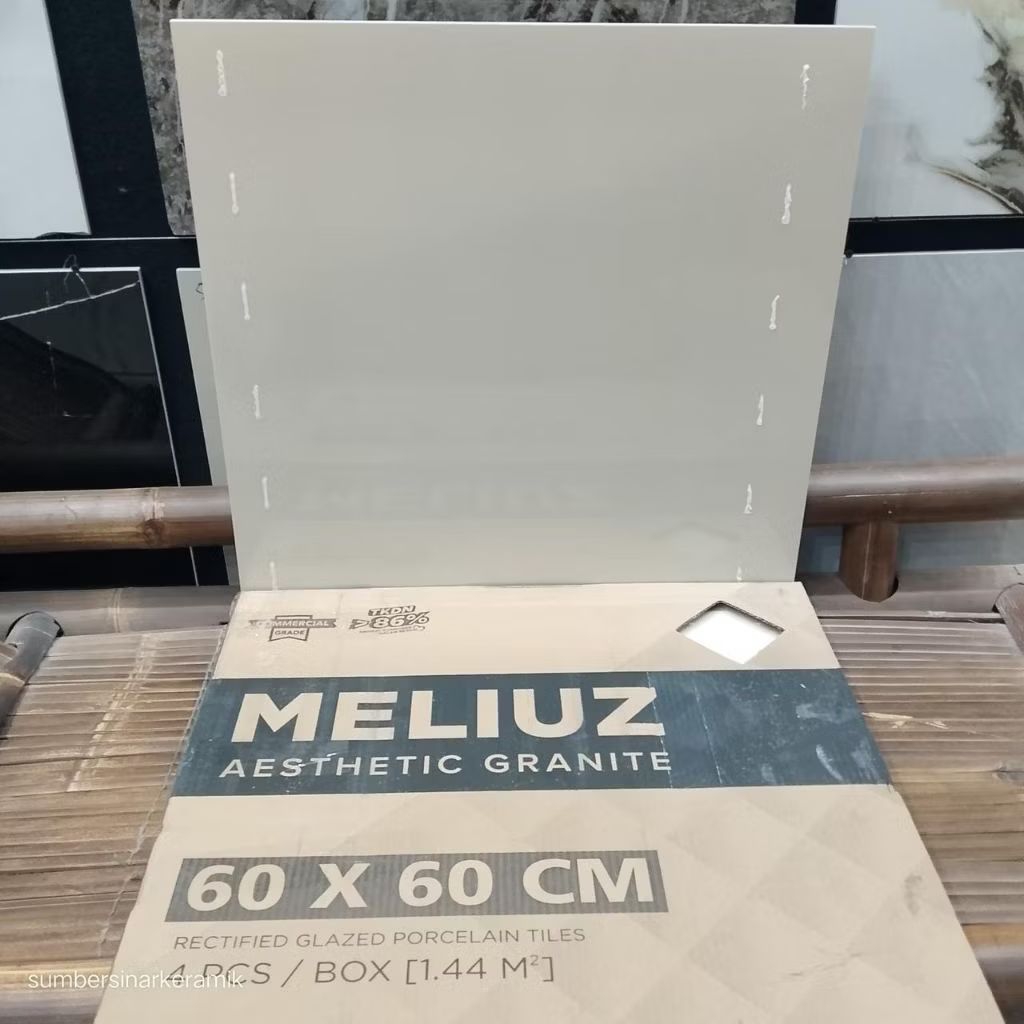 Granit 60x60 Meliuz Cream Polos / Glossy