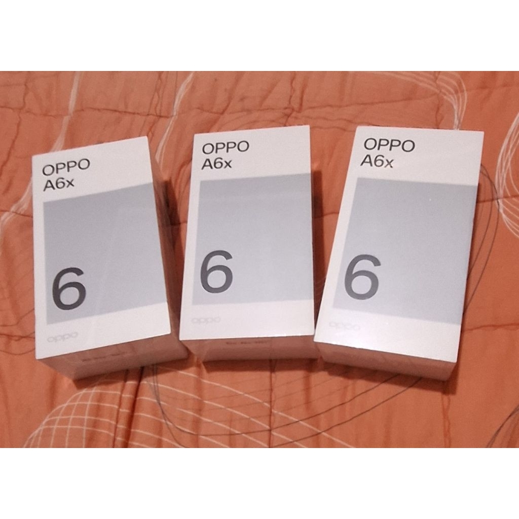 Opo A6x ram 4/64 dan 4/128gb Garansi resmi