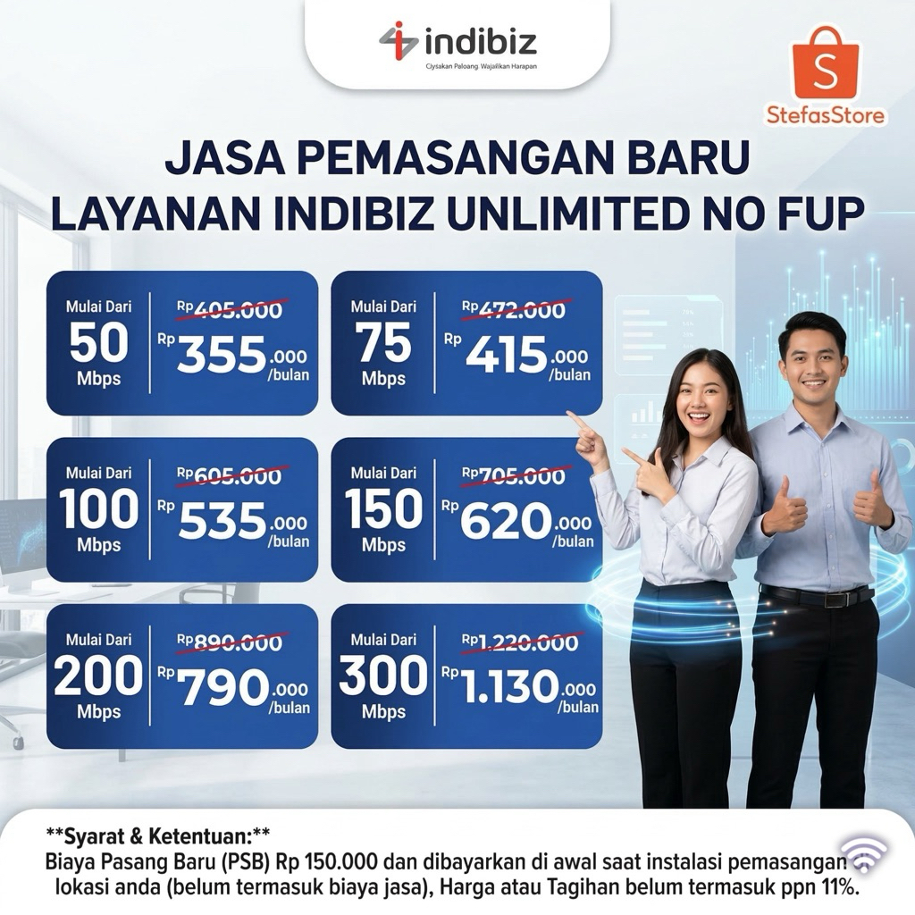 PASANG BARU INDIBIZ REGISTRASI INDIHOME BISNIS INDIBIS