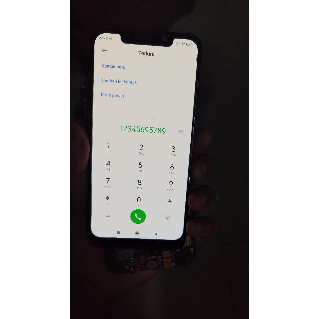 lcd poco f1 original minus dikit