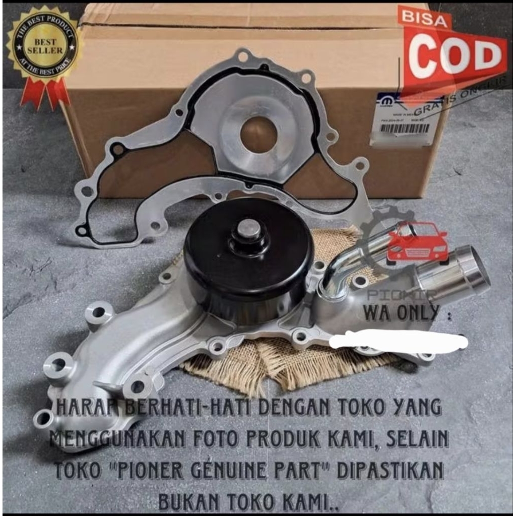 WATER PUMP JEEP GRAND CHEROKEE WK 3600CC ORIGINAL POMPA AIR MOPAR JEEP CHEROKEE