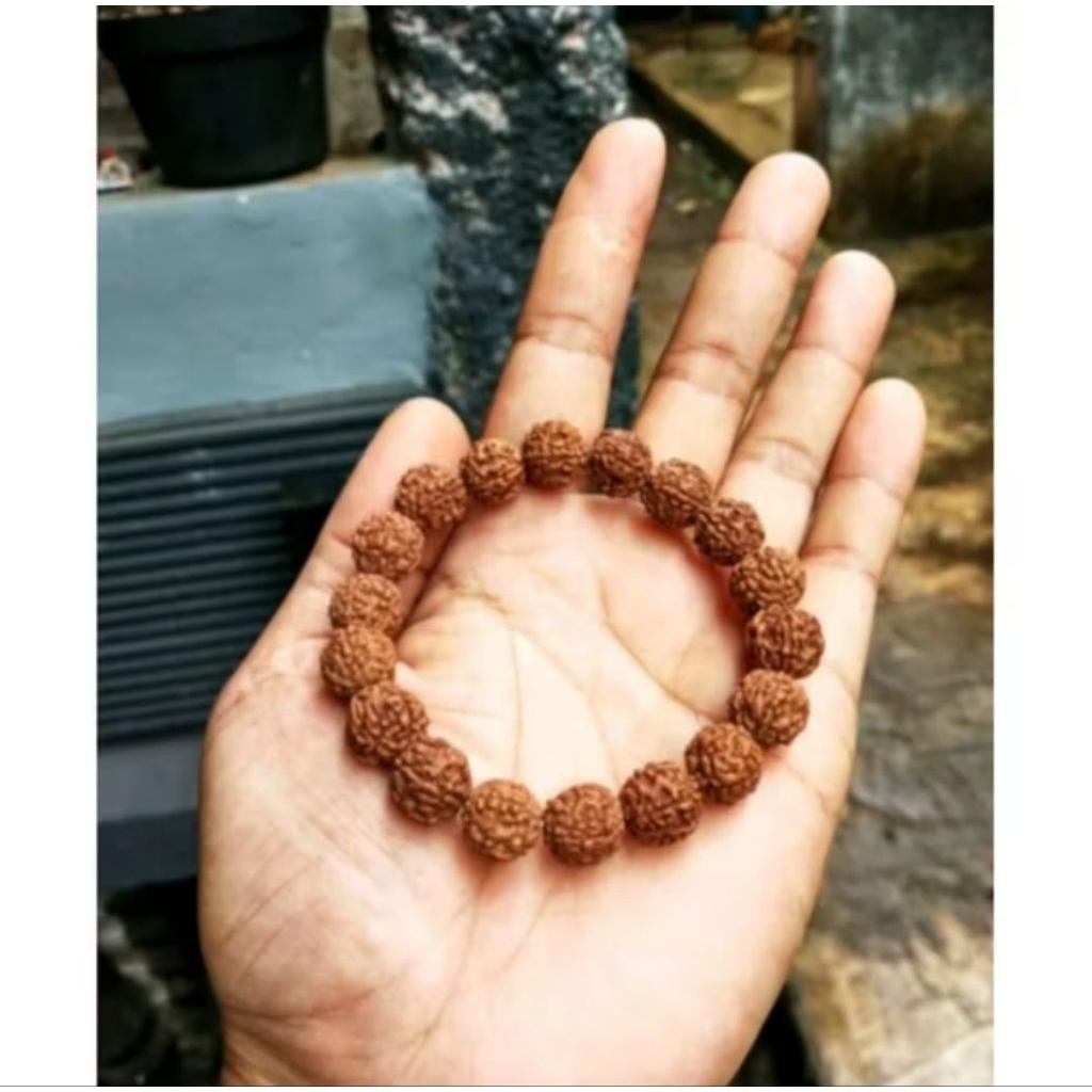 Gelang kesehatan biji genitri 10mm gelang genitri rudraksa gelang biji genitri asli