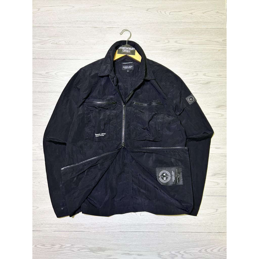 Overshirt Marshall Artist Hitam Original