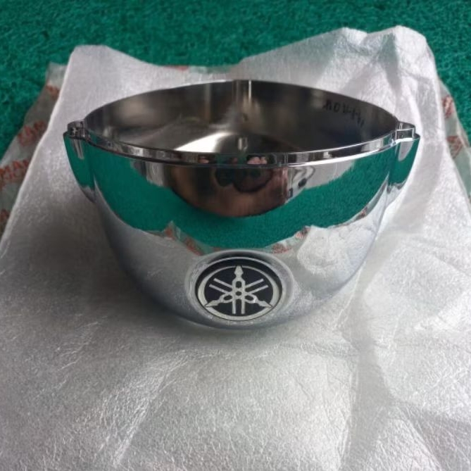 cover bawah speedometer ori yamaha fino thailand (chrome)