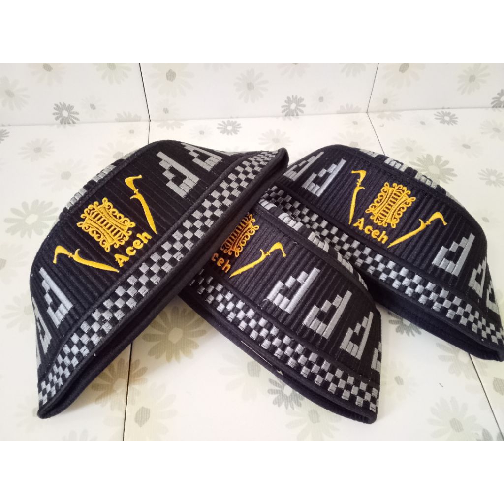 PECI MEKETOP ACEH - ORI SUPER (HITAM ABU GOLD)