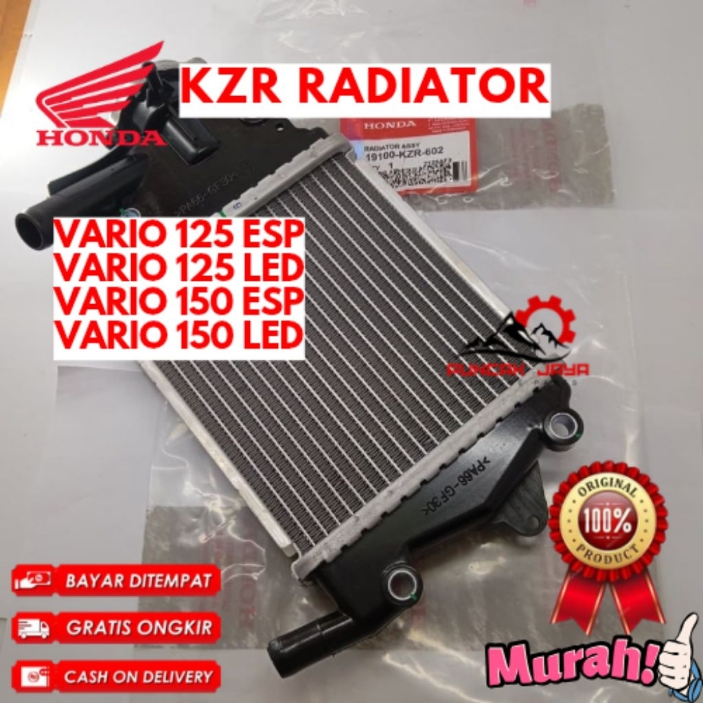 RADIATOR ORIGINAL HONDA KODE KZR, RADIATOR VARIO 125 ESP, RADIATOR VARIO 125 LED, RADIATOR VARIO 150