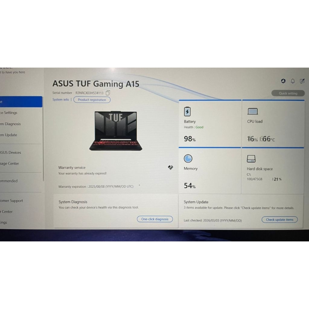 Asus TUF A15 FA507NV