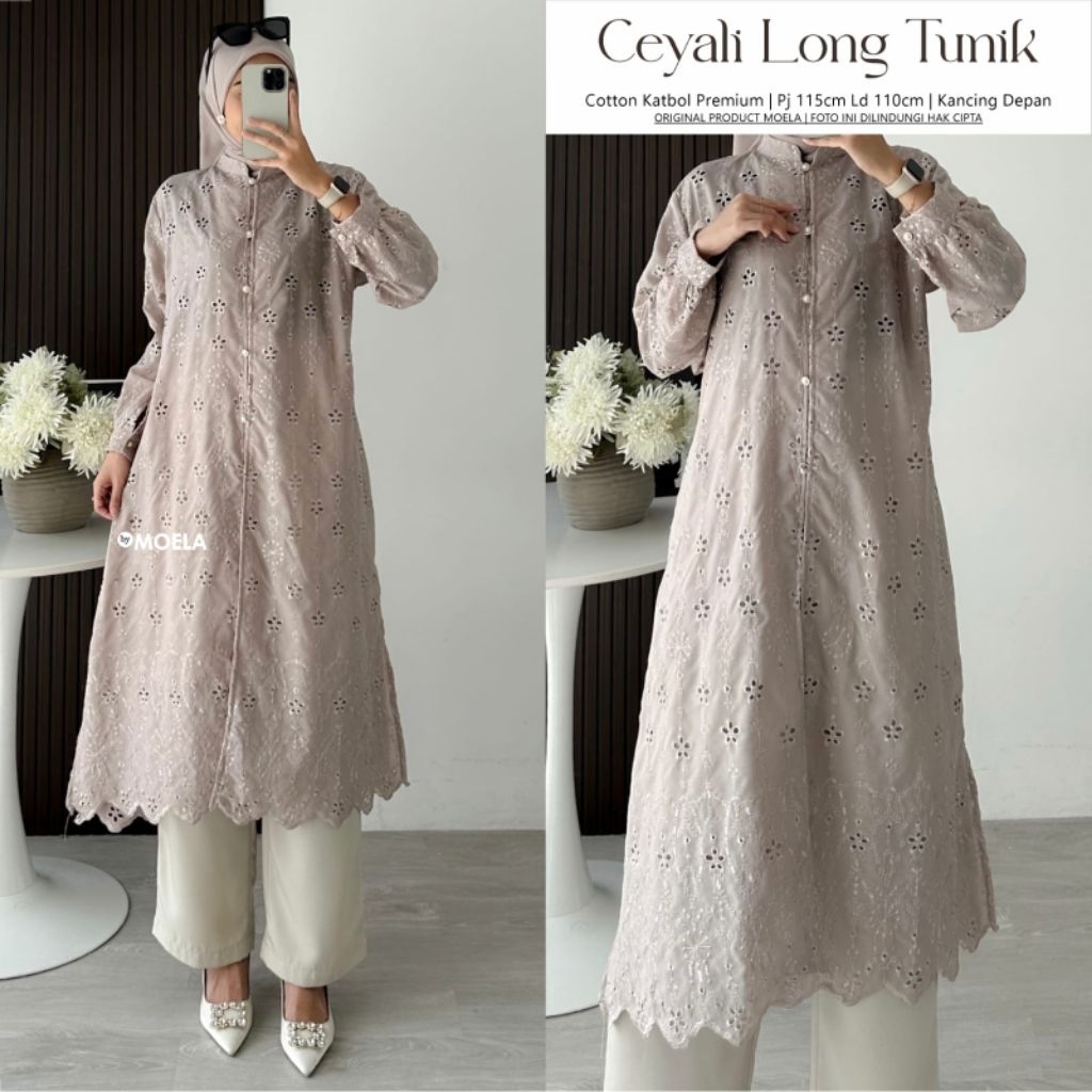 CEYALI LONG TUNIK KATBOL PREMIUM RAYA SERIES