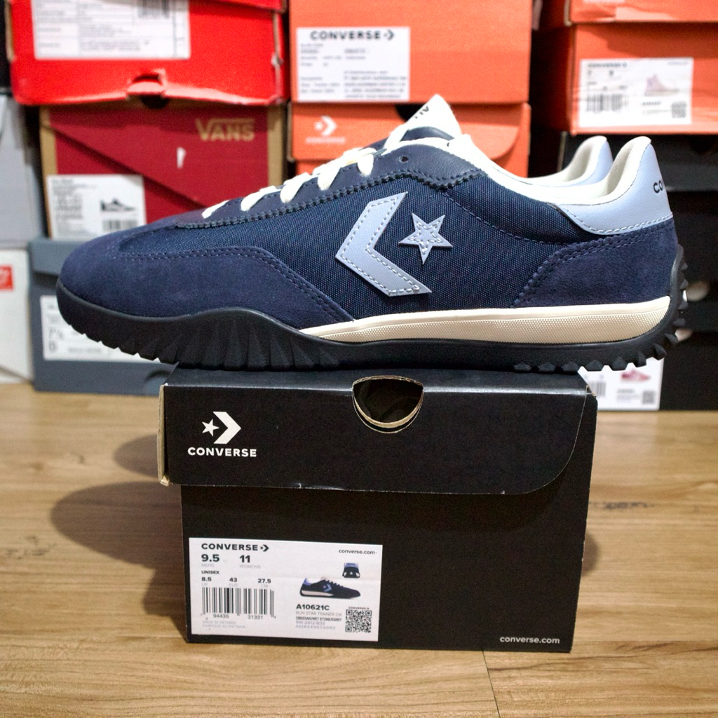 Converse Run Star Trainer Obsidian Wet Stone Navy Resmi