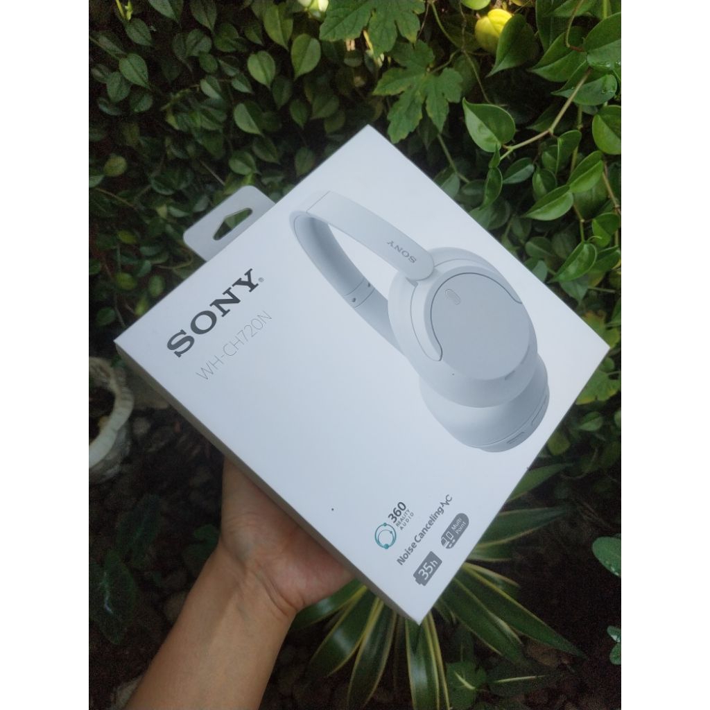 Headphone sony wh-ch720 ANC headset original CH720 WH bluetooth wireless second