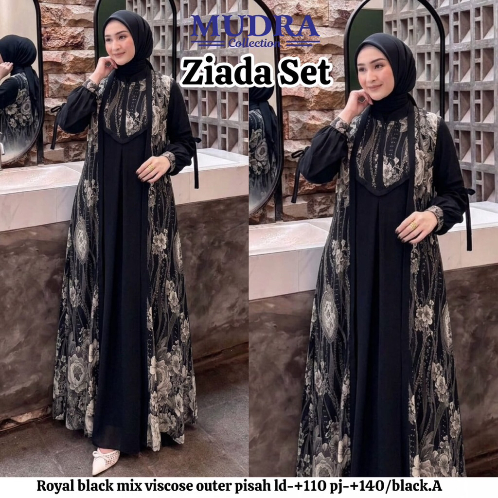 GAMIS DRESS ZIADA SET ORIGINAL BY MUDRA