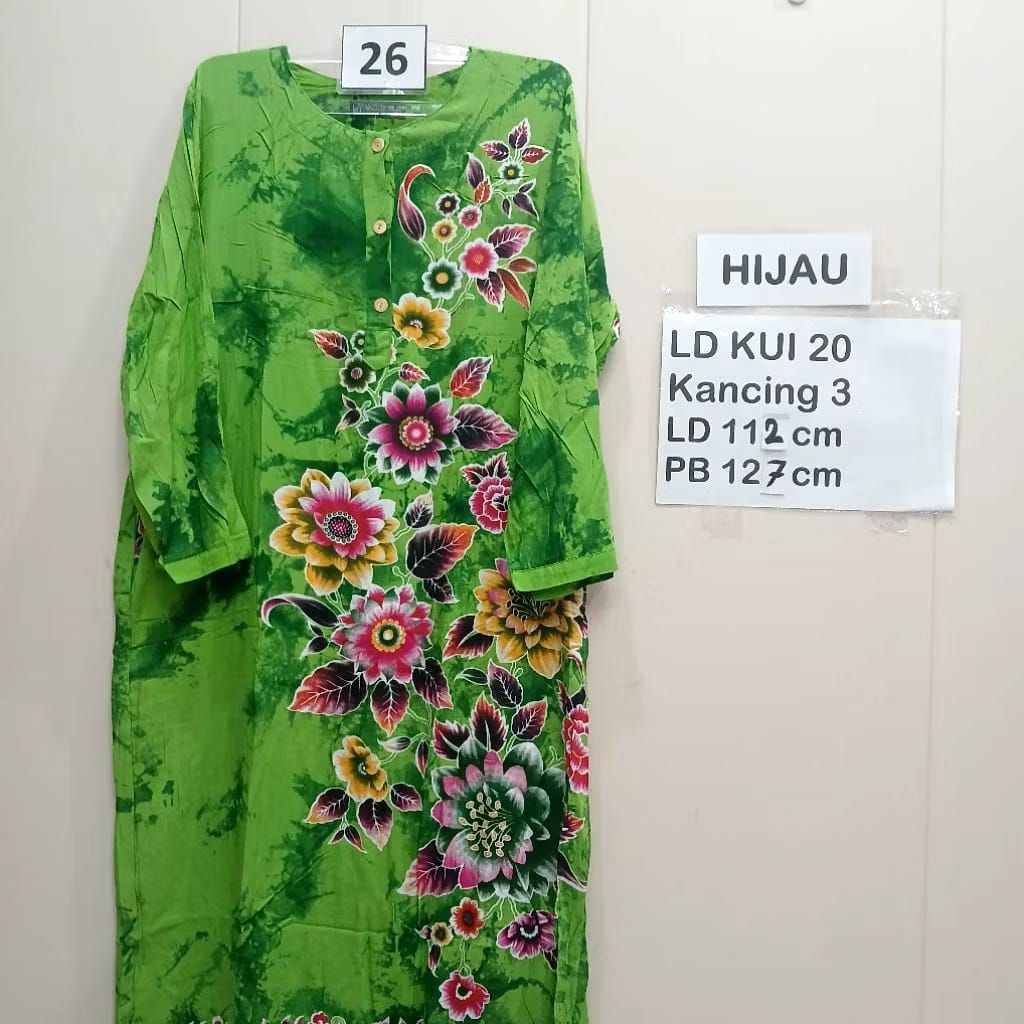 DASTER BUSUI PANJANG LONGDRESS MUSLIM LENGAN PANJANG KENCANA UNGU ASLI LABEL BIRU PREMIUM ORIGINAL L