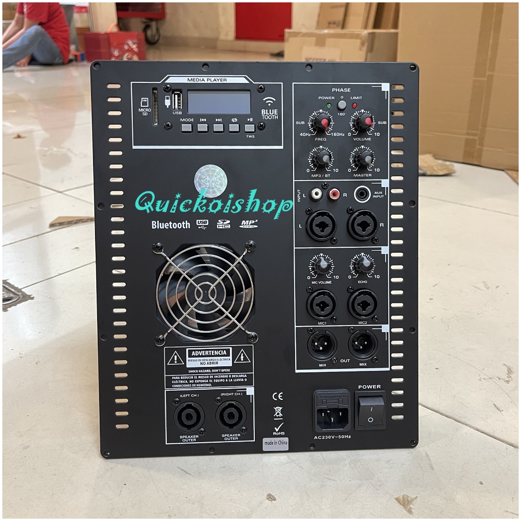 Power Kit Subwoofer  Mesin Subwoofer 2.1 Kit Subwoofer + Kit Speaker Bluetooh - USB Output Satelit