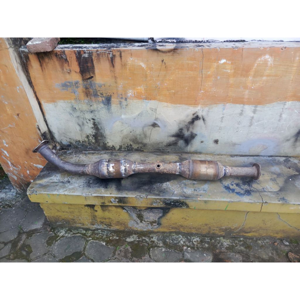 Katalis Knalpot Innova bensin Ori Daleman diganti