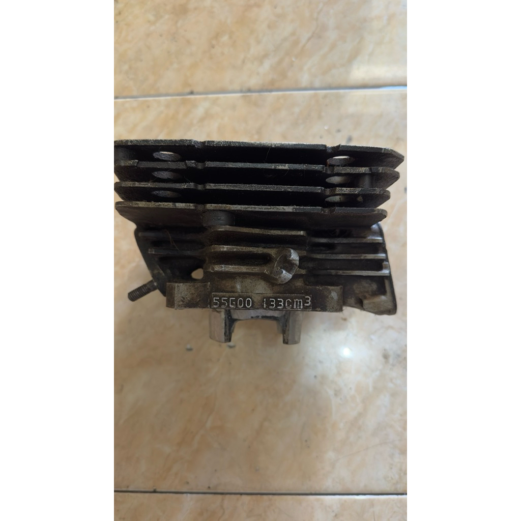 jual Blok Yamaha RXZ 135 ori Blok Yamaha RXZ 55G Y3 ori, liner ori size +/-58mm, portingan. Drat hea