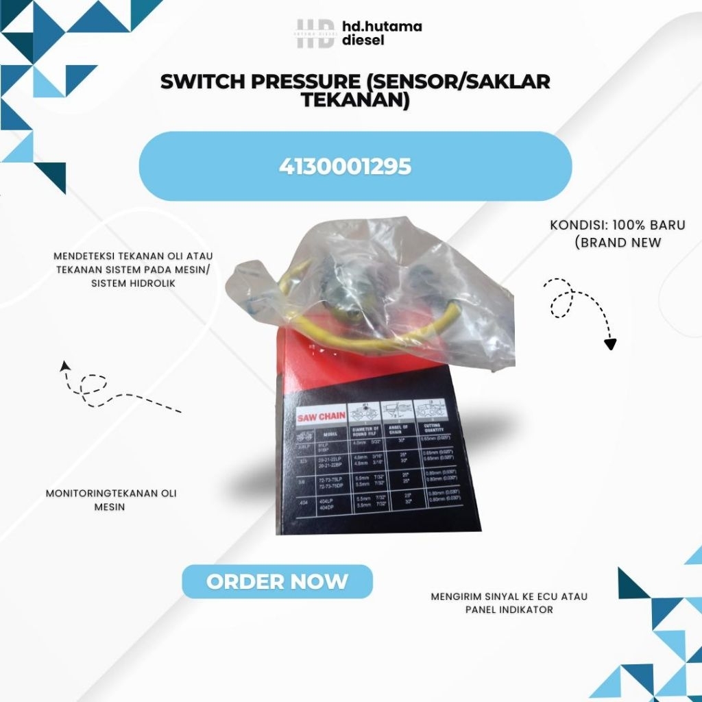 switch pressure/ sensor saklar tekanan
