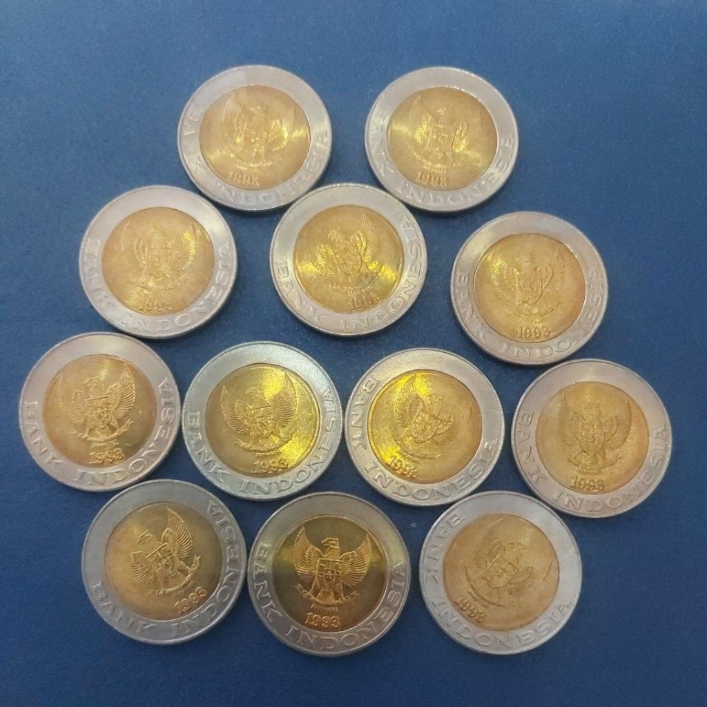 Koin 1000 rupiah th 1993 kinclong Asli