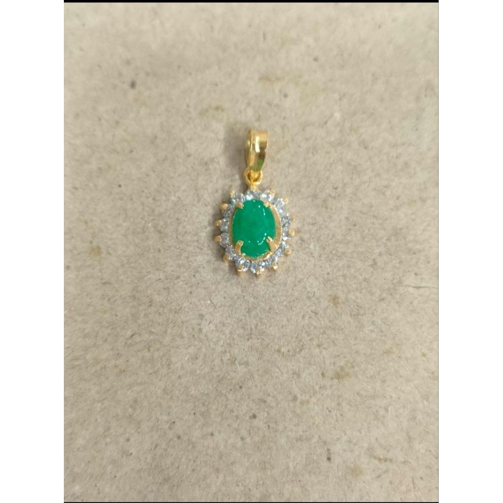 liontin giok 1 gram emas muda