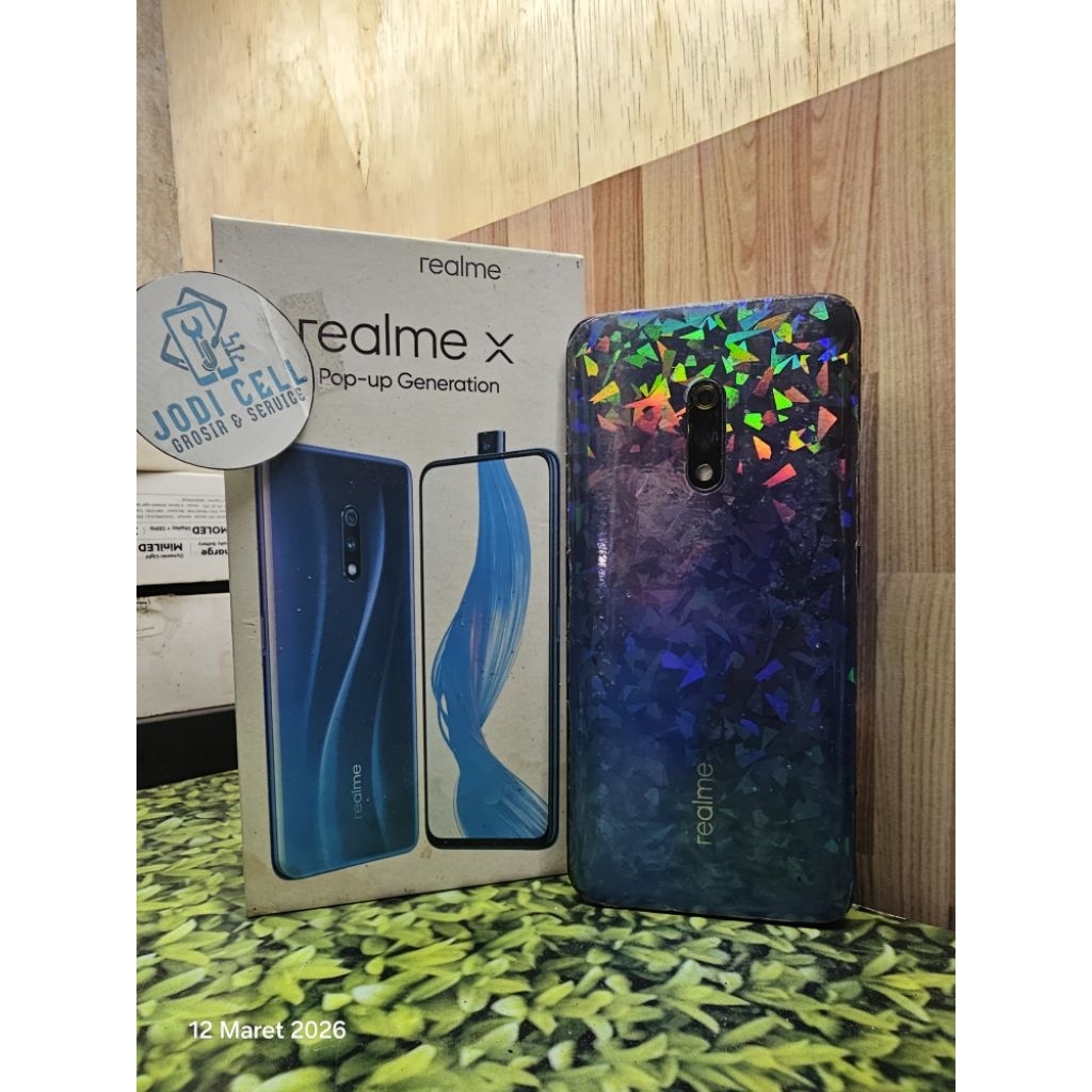 REALME X Ram 4/128 Gb Full Set Ori Normal Hp Seken