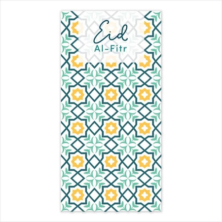 1 Pcs Stiker Hampers Lebaran Eid Mubarak