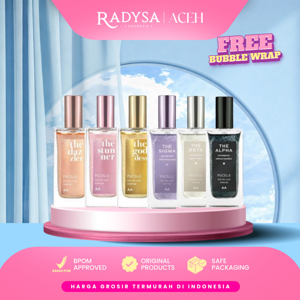 PUCELLE Eau De Luxe Parfum | Parfume | Minyak Wangi | 50ml