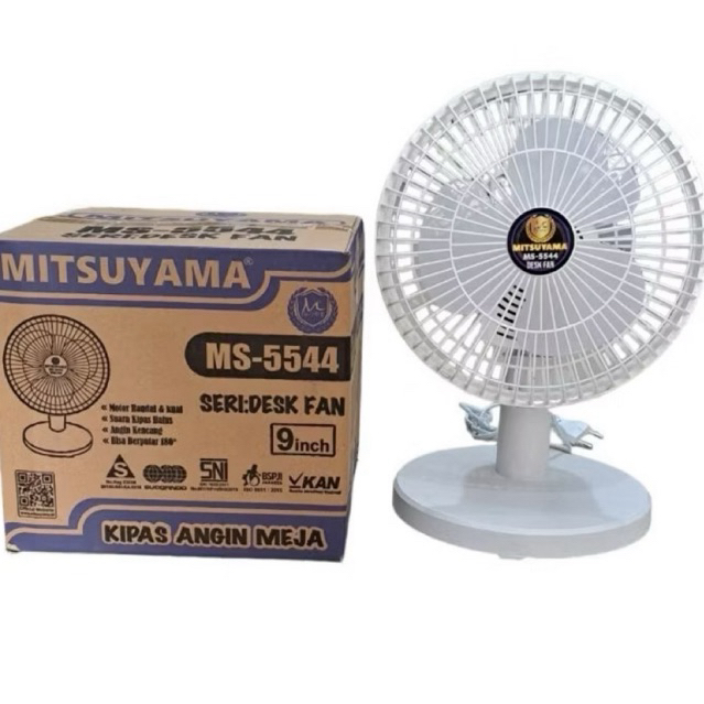 Kipas Angin Meja MITSUYAMA MS-5544 Desk Fan Series 9 Inch MS 5544