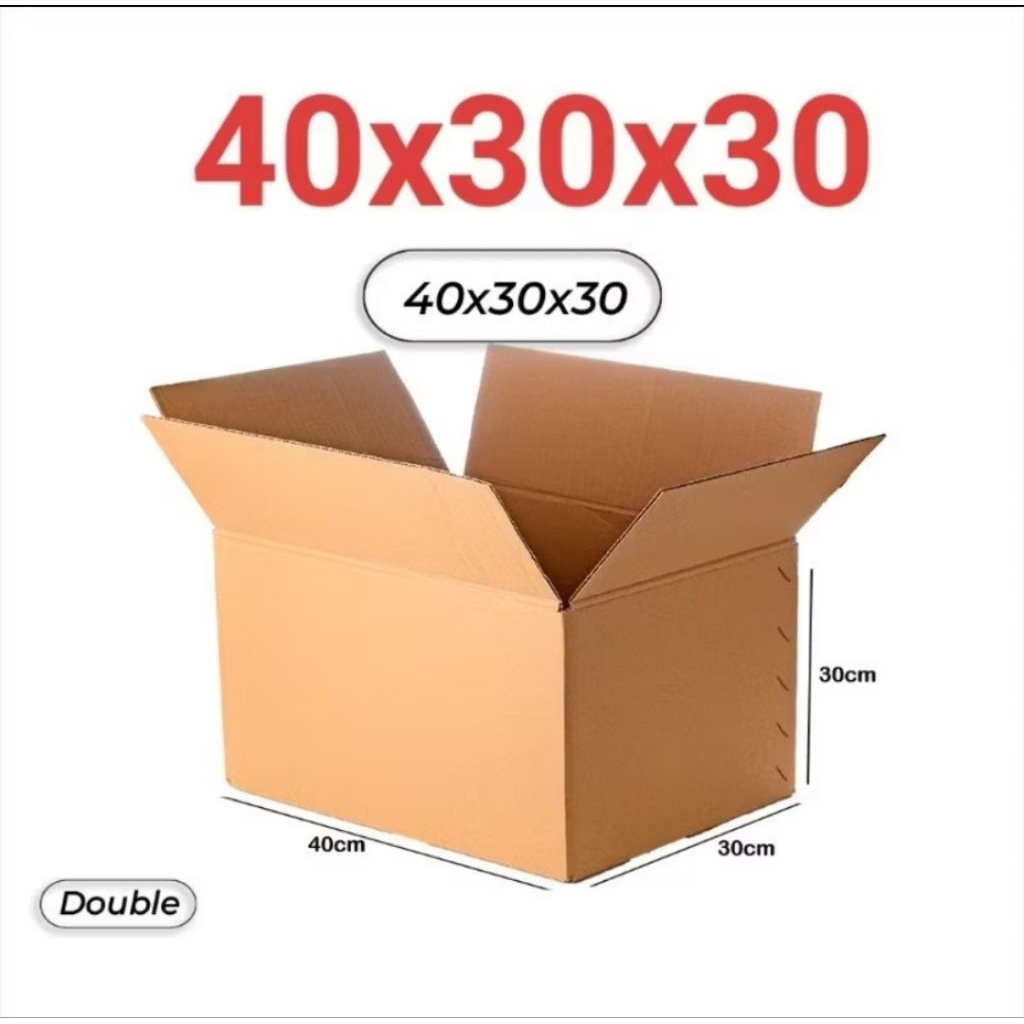 kardus box ukuran 40x30x30 5kg