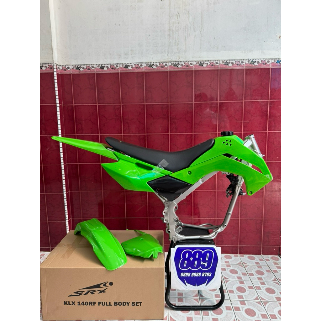 Rangka klx 140 +body set klx 140 srx