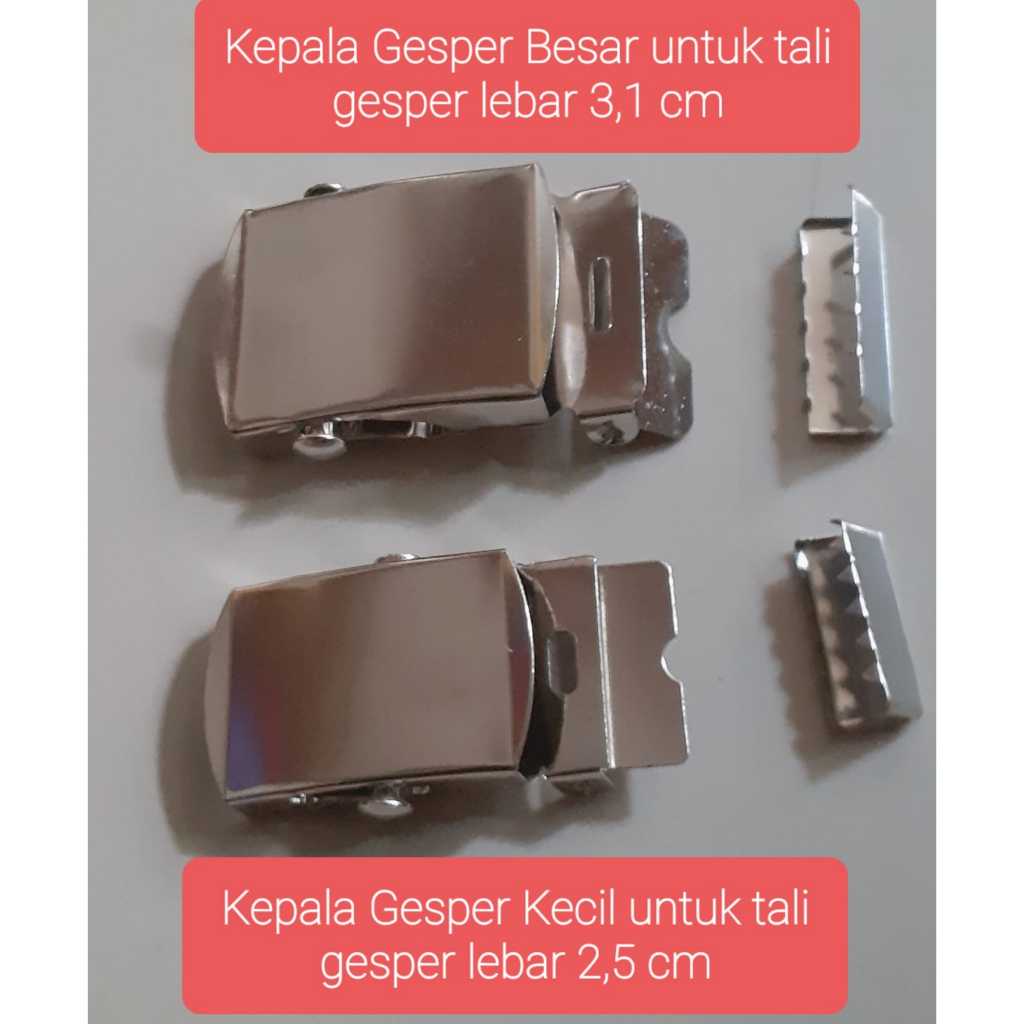 Kepala Gesper Anak Sekolah Sistem Geser Polos