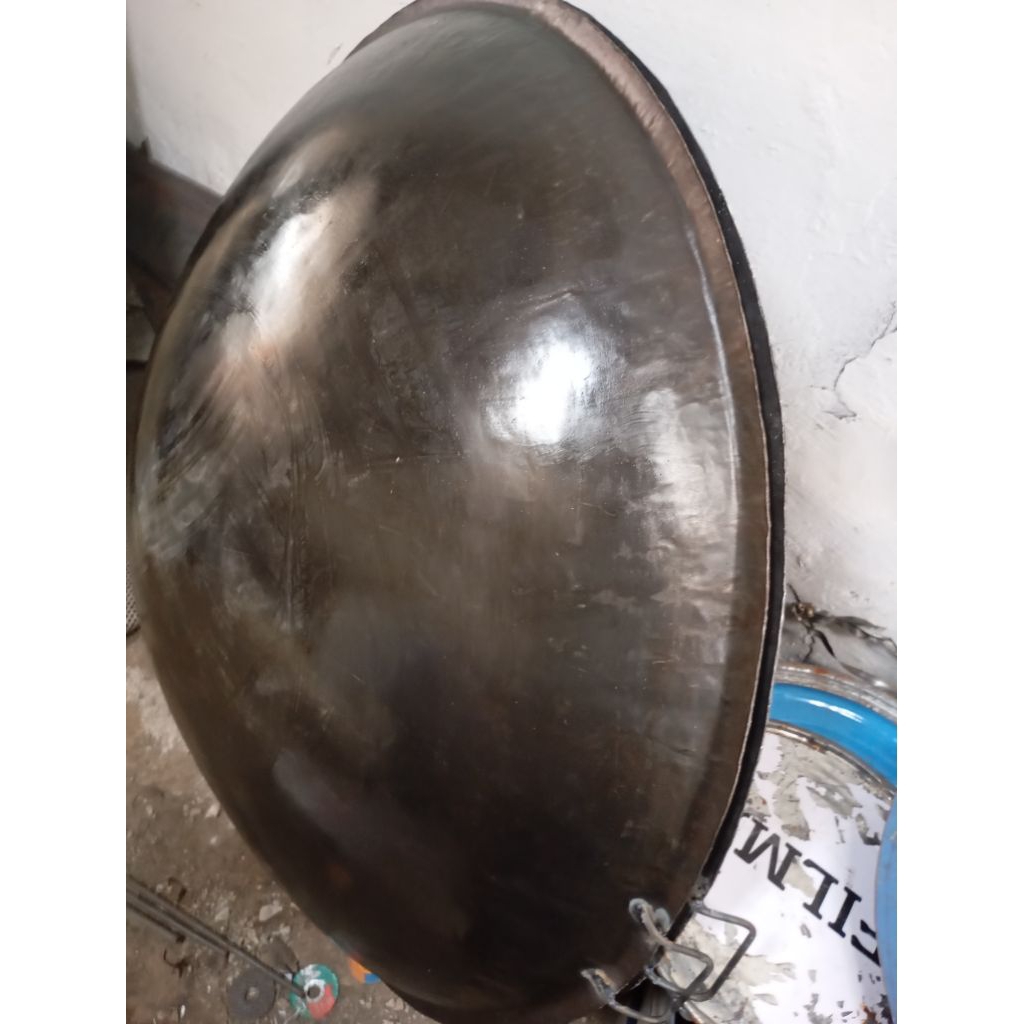 Wajan JUMBO Besar 100cm Chinese wok Plat Baja kuat awet