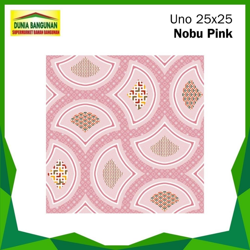 Keramik Lantai 25x25 Uno Nobu Pink KW1 Keramik Lantai Kamar Mandi Kasar