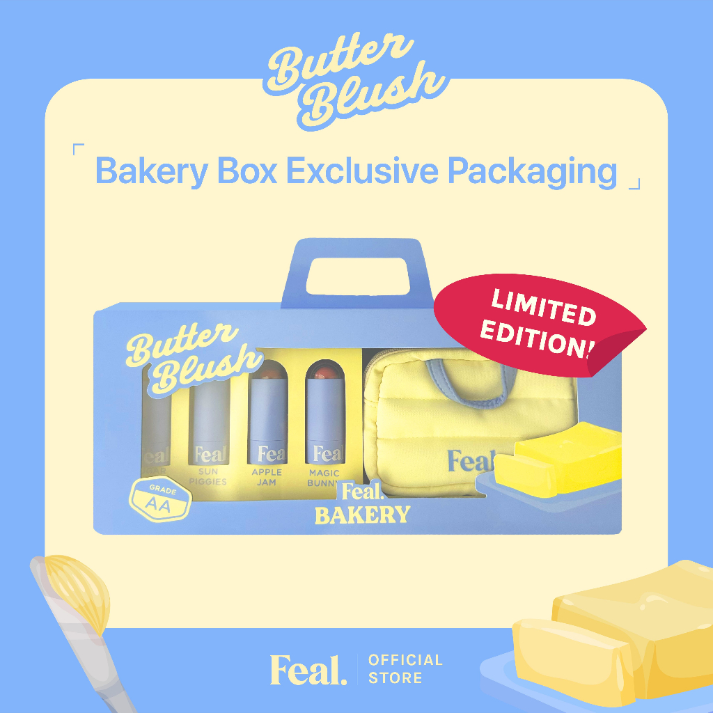 [LIMITED EDITION] Feal Butter Blush - Bakery Box Package | Exclusive PR Package