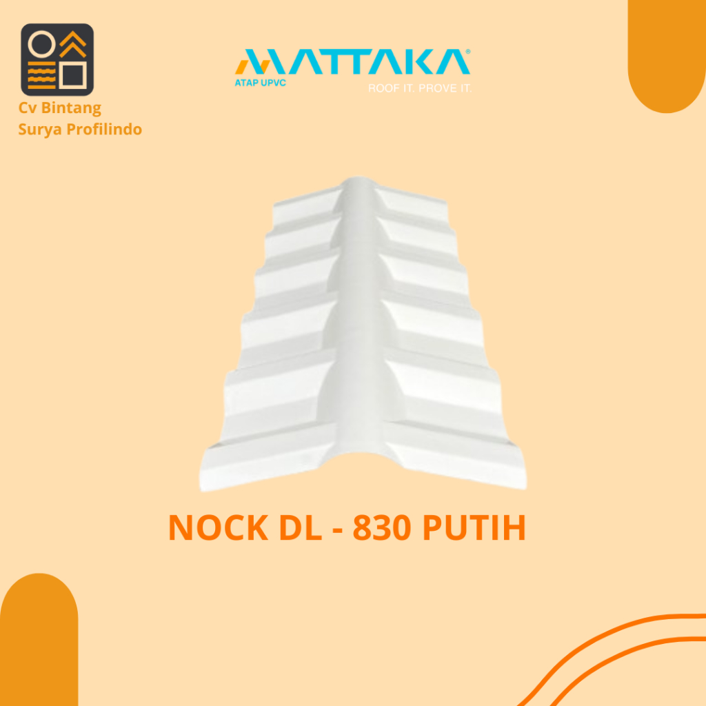 Mattaka UPVC Nok DL- 830 Putih