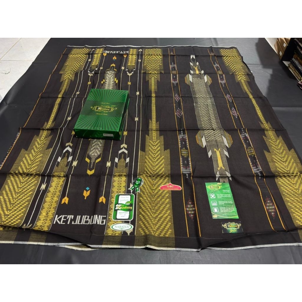 Sarung KETJUBUNG Green Full Sutra 210 Motif GSC