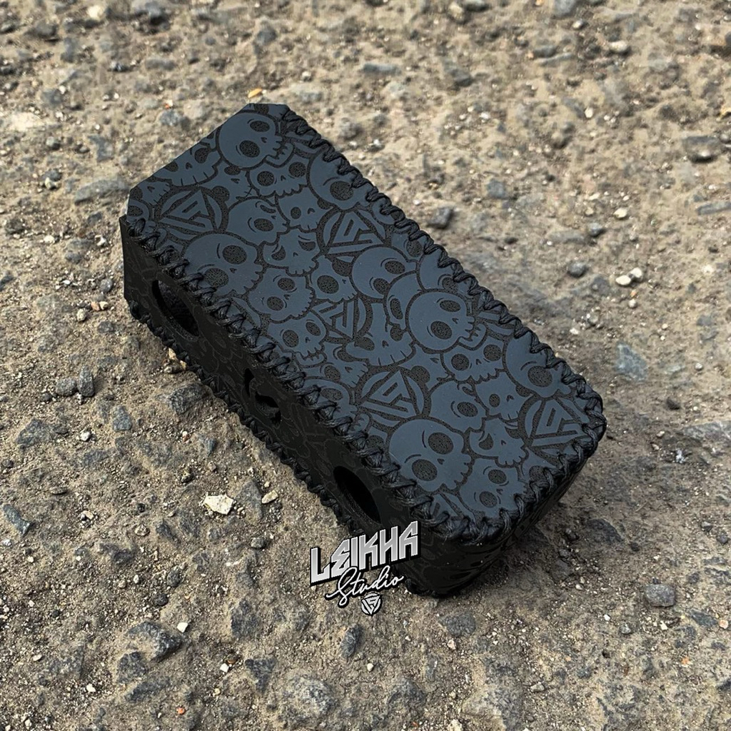 Pouch Softcase Skuull San S101 Pelindung Kulit Hitam Anti Gores