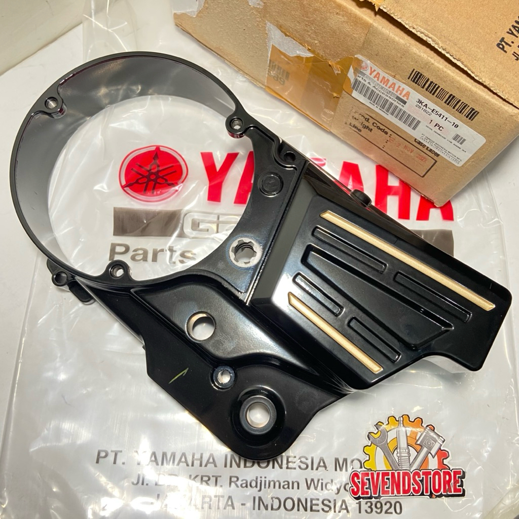 Blok Bak Magnet Kalter Kiri 3KA-10 Cover Crankcase Hitam Gold Yamaha RX King RXKing New Original YGP