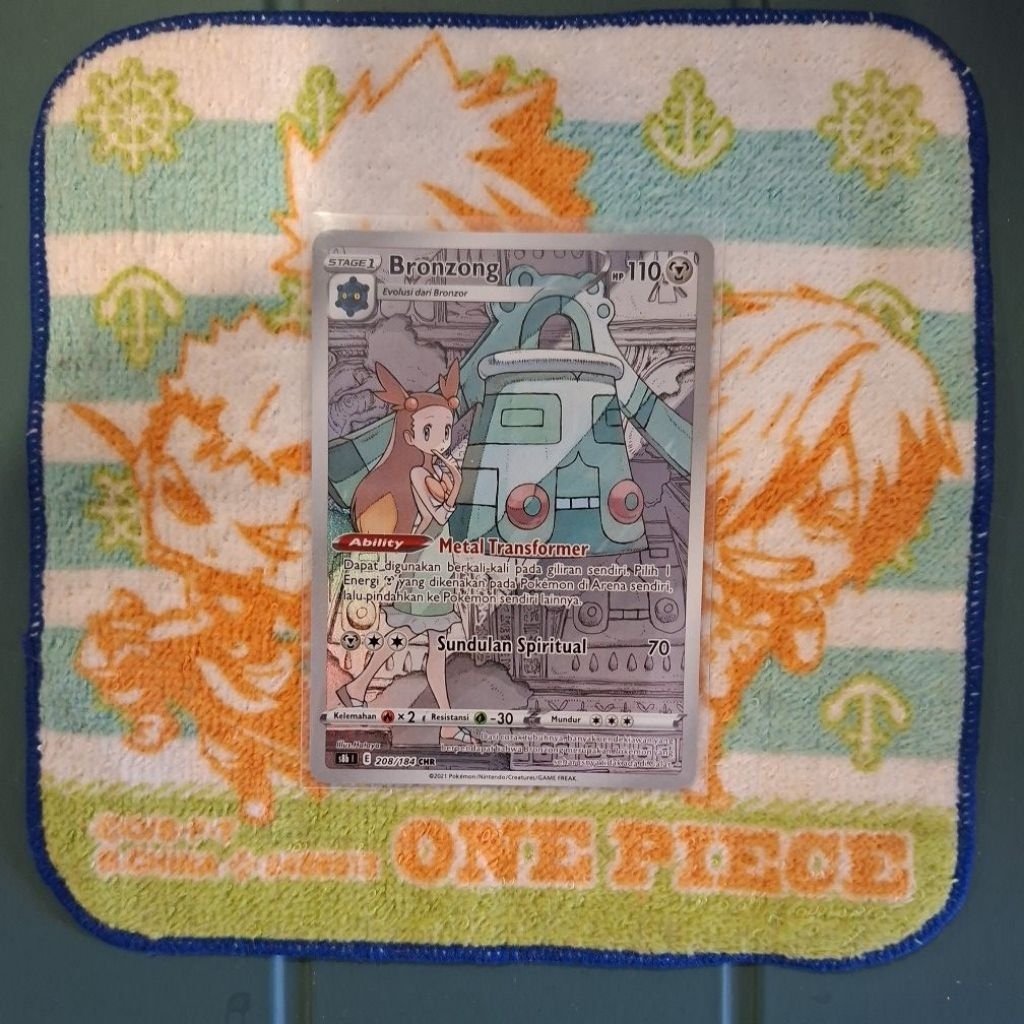 pokemon card game tcg indonesia kartu bronzong (CHR) 208/184 (s8b)