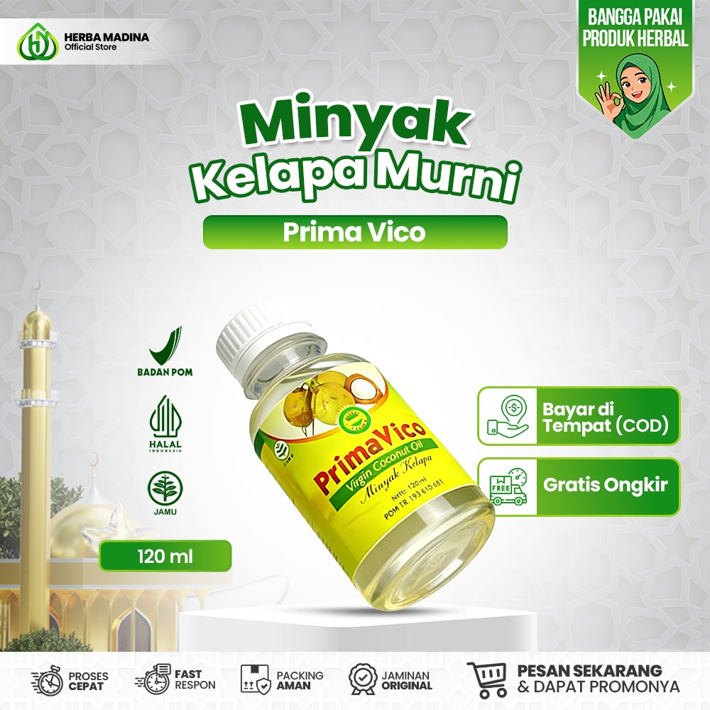 Herba Madina | PRIMAVICO - Vco Virgin Coconut Oil | Vco Minyak Kelapa Murni | Vco Murni. Minyak Vco 