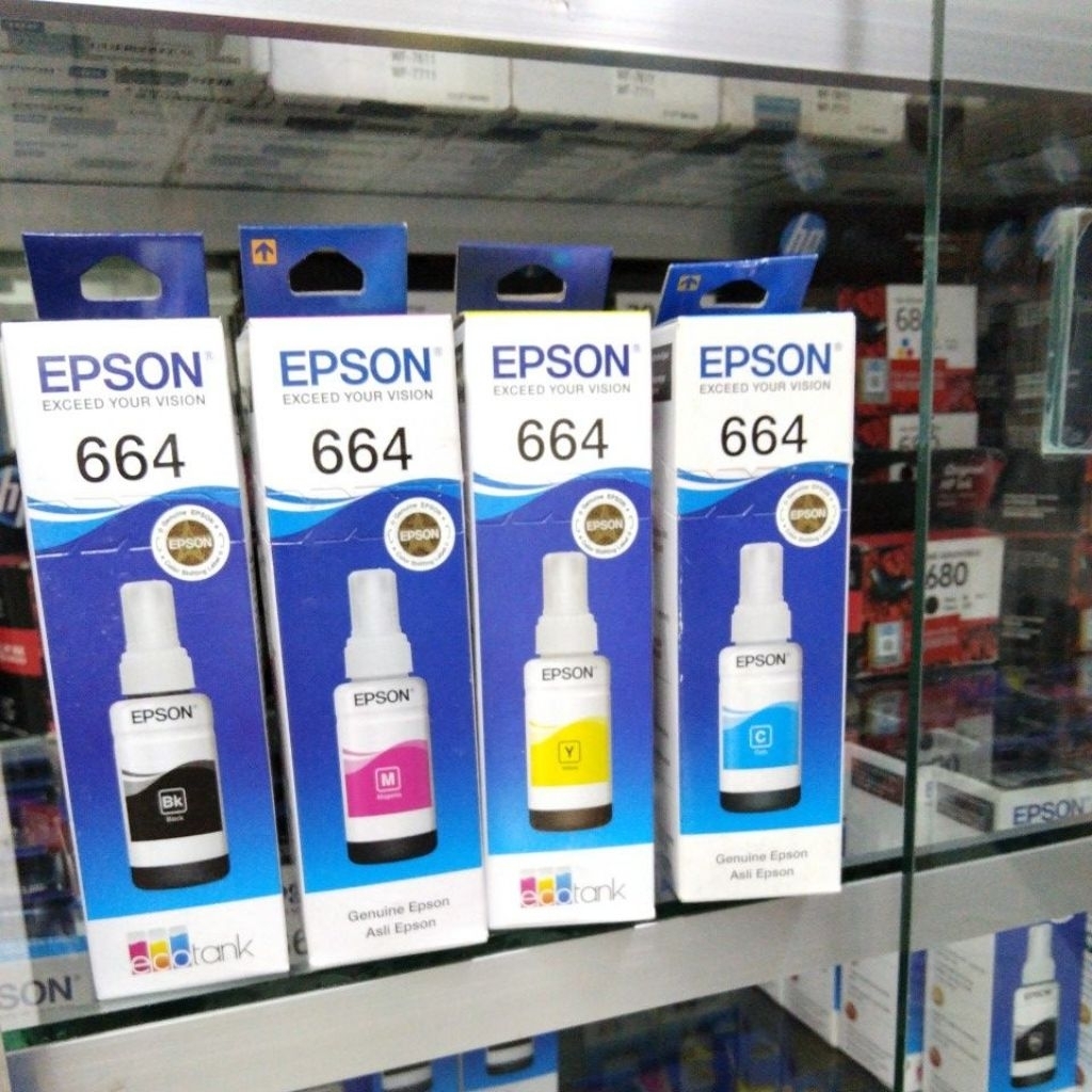 Tinta Epson 664 for Printer L100 L 200 L 300 L 360 L 1300