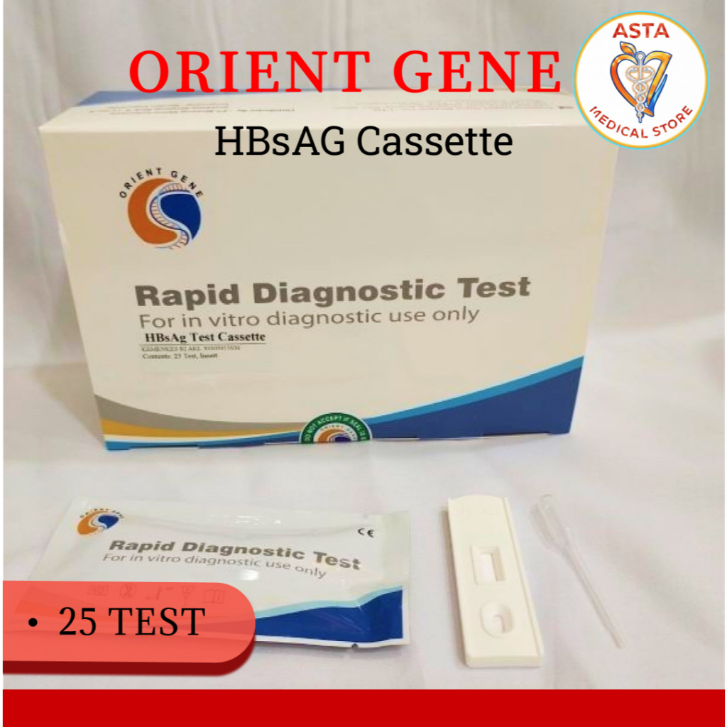 ORIENT GENEAlat Test HBsAg Cassete Orient / Hbsag Strip Test