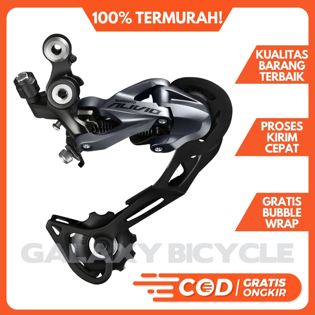 RD Alivio 8/9/10 Speed Rear Derailleur M4000 Sepeda Lipat MTB Roadbike DLL