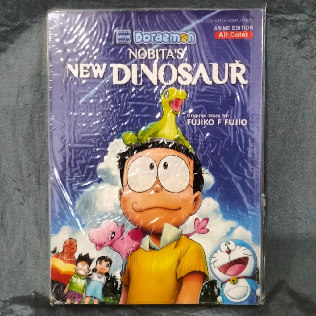 KOMIK BUKU FISIK DORAEMON MOVIE NOBITA'S NEW DINOSAUR 1 BUKU TAMAT INDONESIA FULLSET LENGKAP  SEGEL 