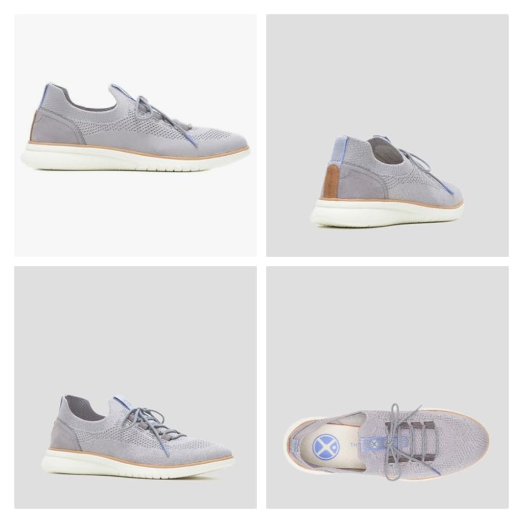 Hush Puppies Women Lace Up Oxford Shoes sepatu sneaker wanita size 39 / 39,5 grey preloved
