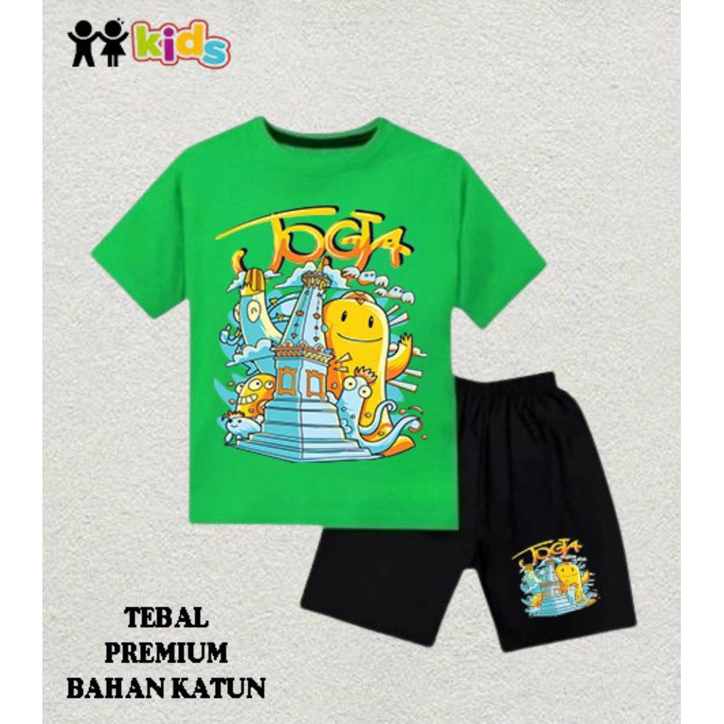 Setelan baju anak laki laki perempuan baju kaos setelan anak laki laki perempuan umur 6 bulan - 10 t