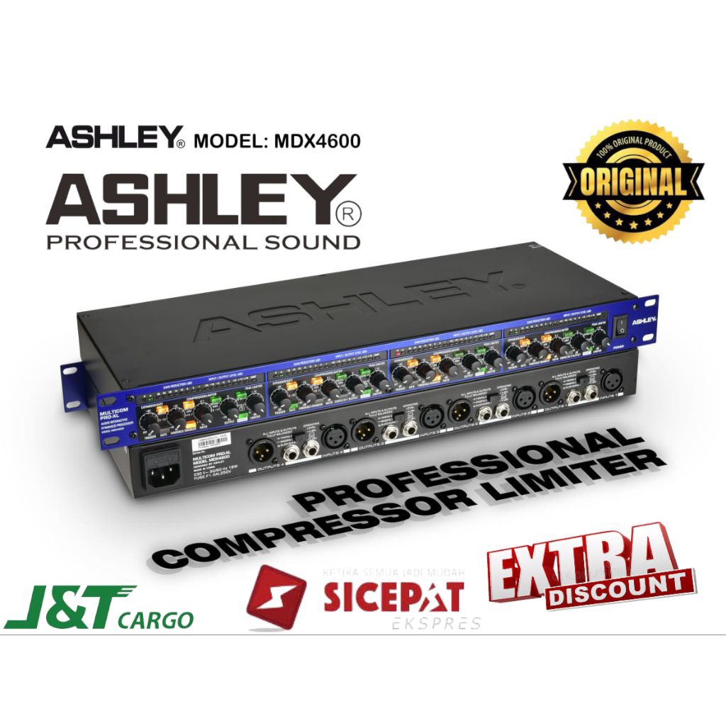 Ashley MDX4600 Audio Interactive Dynamics Processor Compressor Limiter