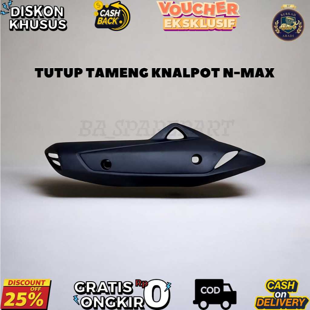 Tameng Knalpot Yamaha NMAX | Cover Pelindung Knalpot NMAX 155 / NMAX ABS