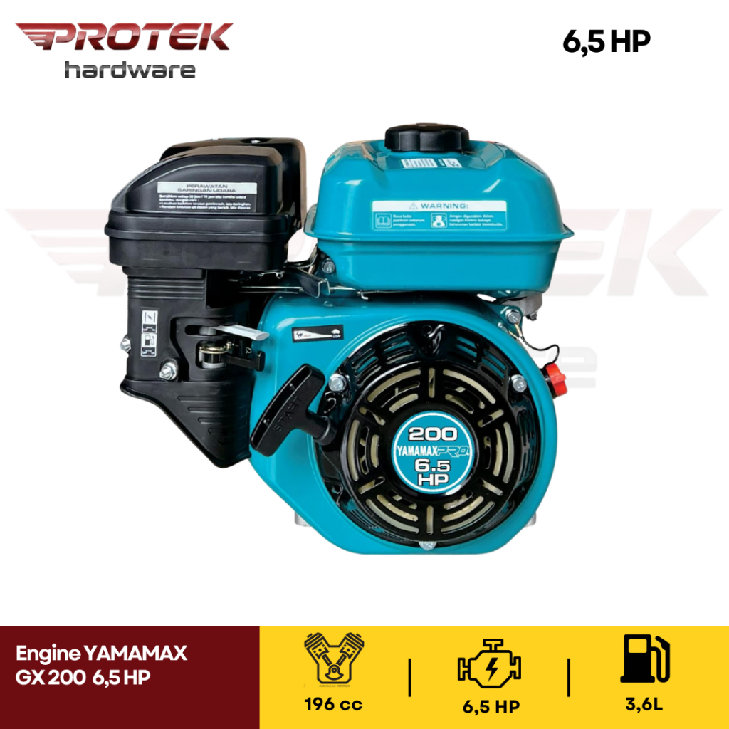 Mesin Penggerak YAMAMAX GX200 Engine Kapal / Giling Padi / Mesin Bensin