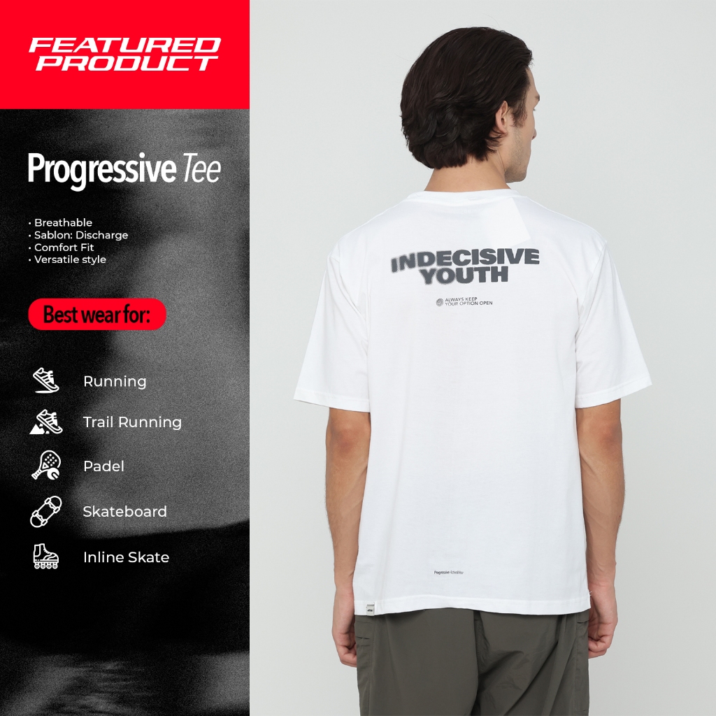 Erigo Progressive Tee Penny White - Kaos Unisex