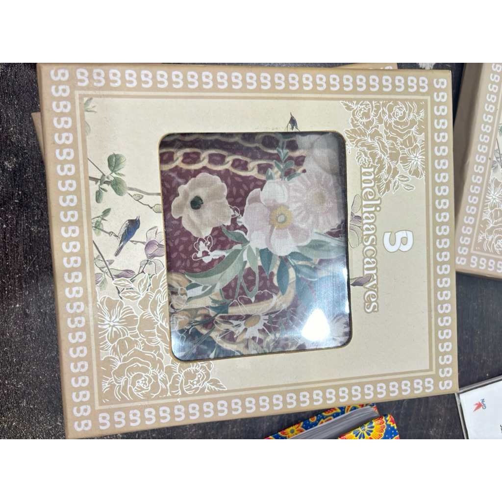 Hijab box Melia Scarves Hijab Box Hampers Lebaran